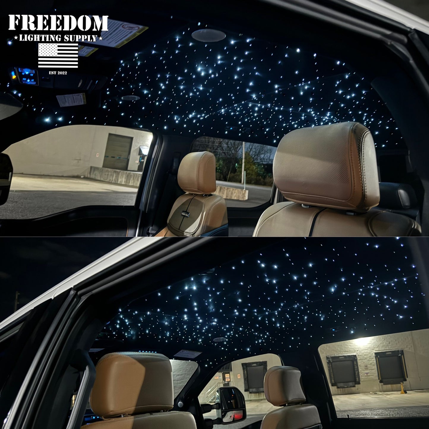 Quad-Color Fiber Optic Starlight Headliner Kit - RGB+White