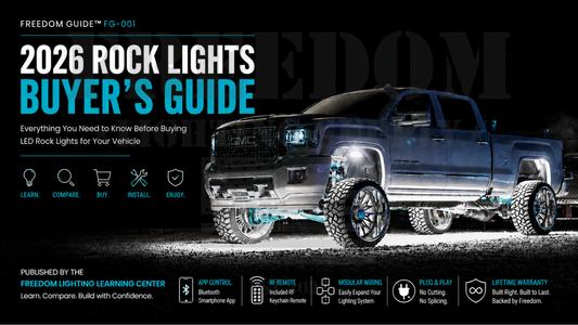 2026 Rock Light Buyer’s Guide: Kits, Brightness, Coverage & Installation
