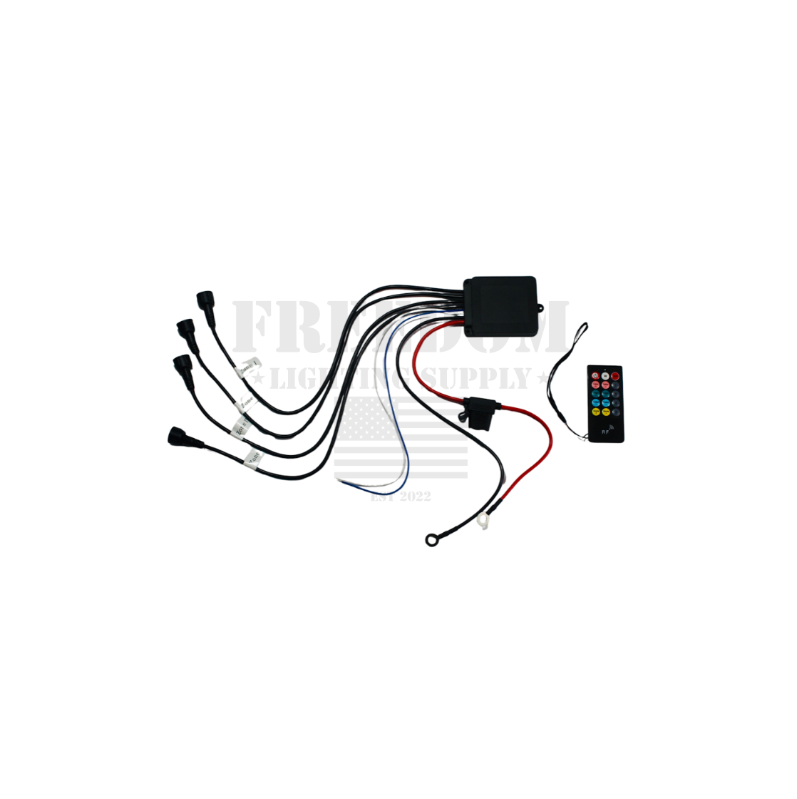 Remote Control Box Insert Control Box & Remote - RGB+White – Freedom Lighting Supply