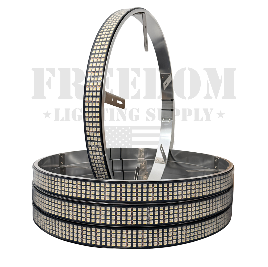 4 Row Ultra High Intensity Wheel Light Kit - RGB+White