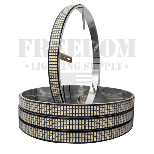 4 Row Ultra High Intensity Wheel Light Kit - RGB+White