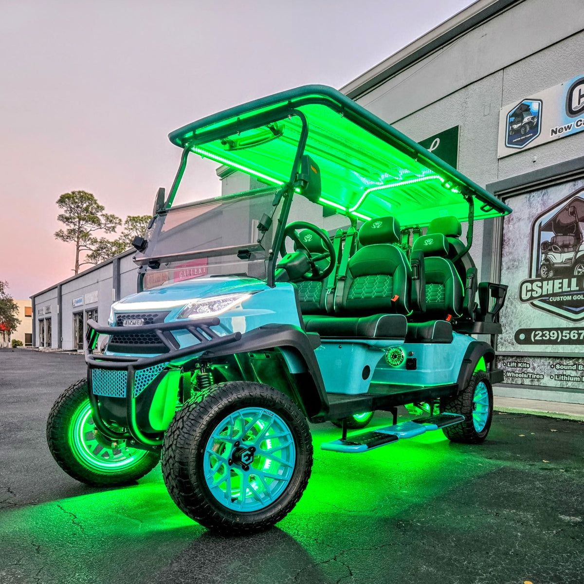 Ultra high intensity Golf cart underglow kit - RGB+White